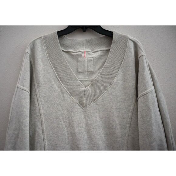 Free People Movement OB2023564 Women's Sz XL Gray Heather Intercept Romper - Picture 3 of 13